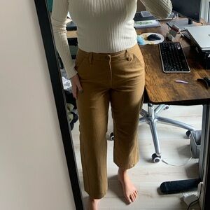 Women’s the north face size 8 sample carpenter pants tan cropped